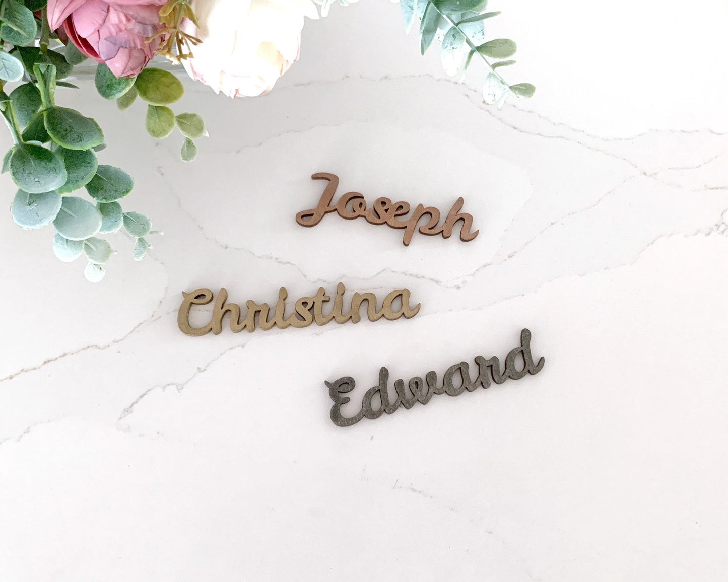 Leckerli Rustic Style Wooden Wedding Place Cards For Wedding Reception