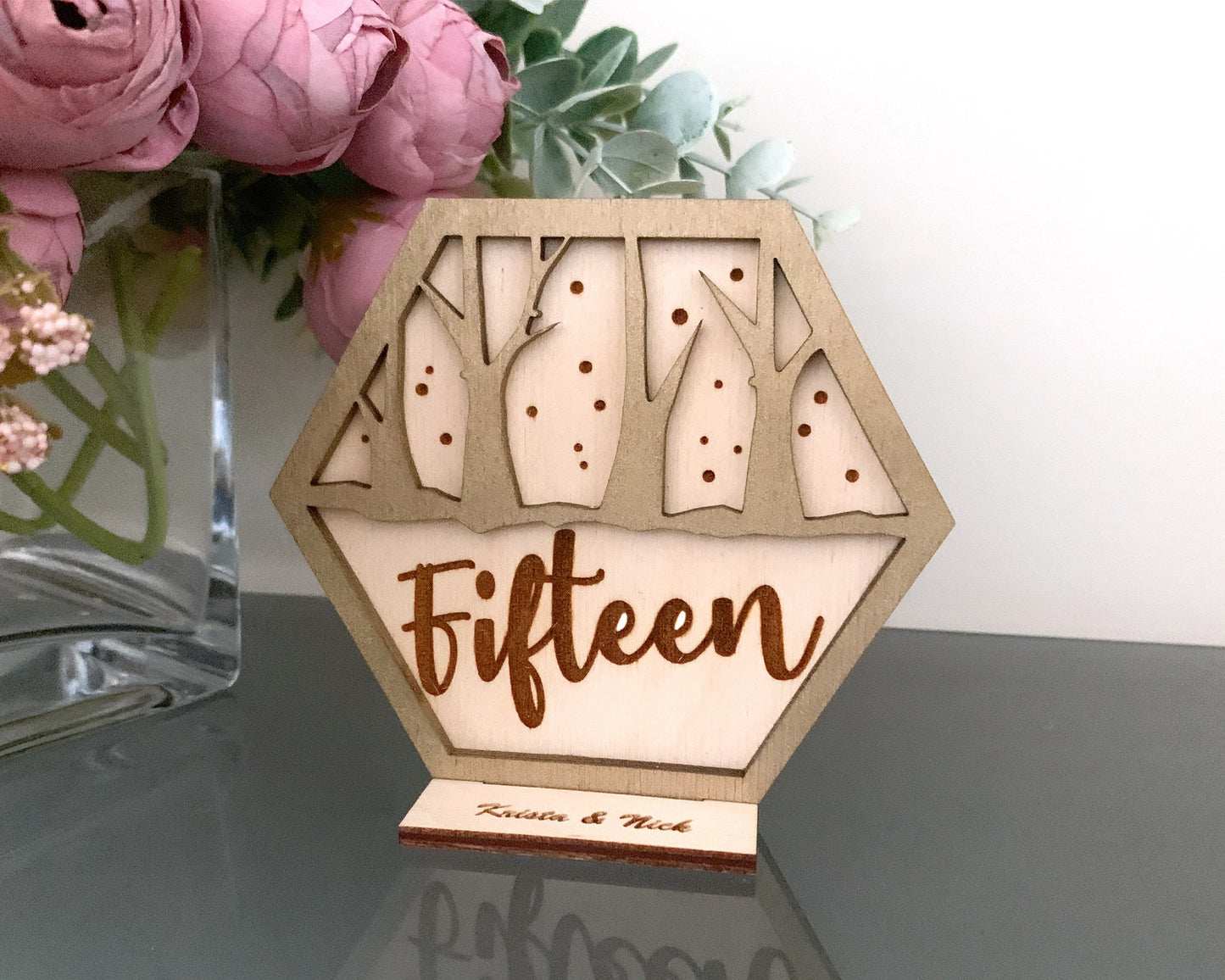 Forest Night Sky Wedding Table Numbers For Wedding Reception Table Decoration