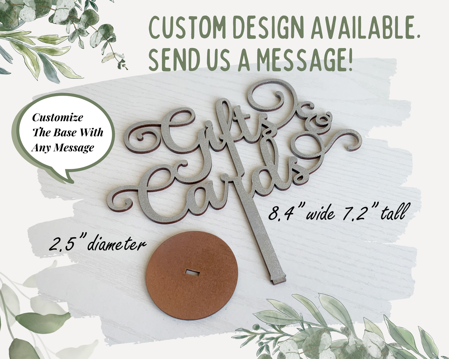 Gifts and Cards Wedding Signage For Wedding Ceremony Table Decor