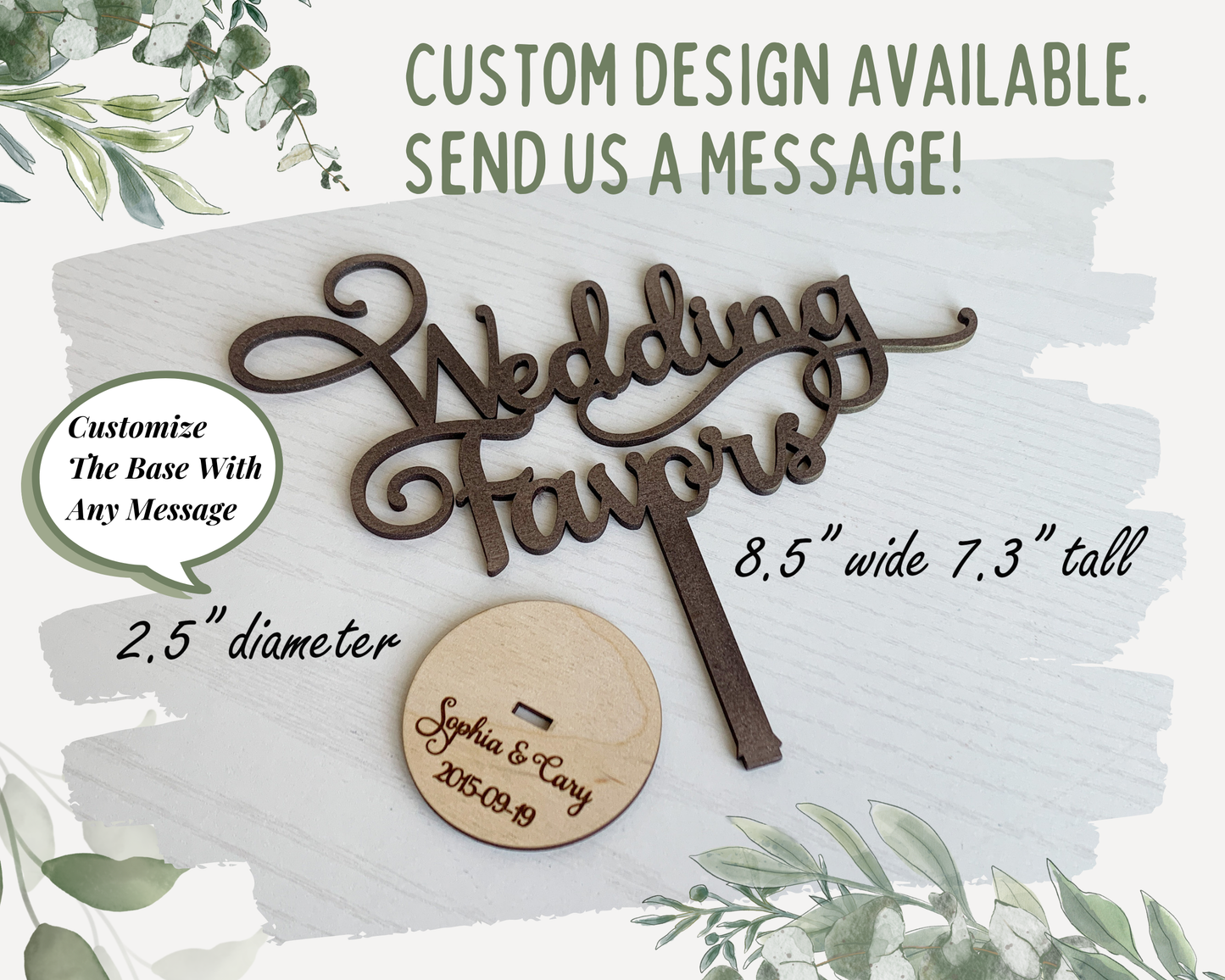 Wedding Favors Wedding Signage For Wedding Ceremony Table Decor