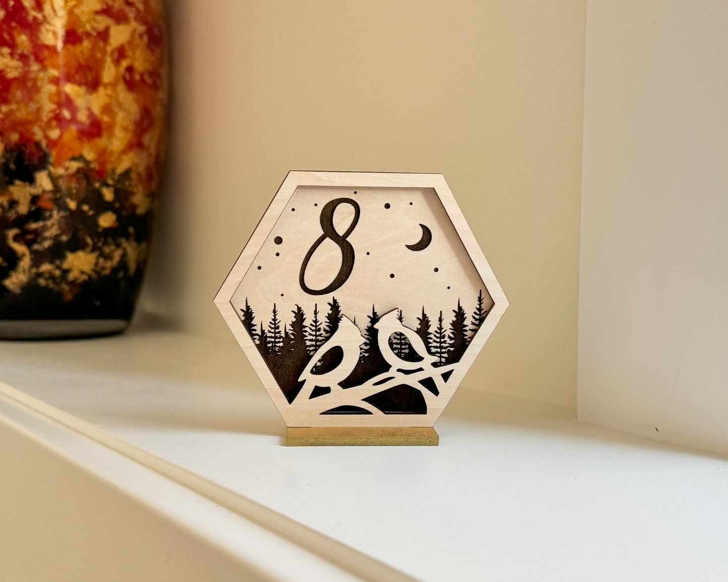 Bird Family Wedding Table Numbers For Wedding Reception Table Decoration