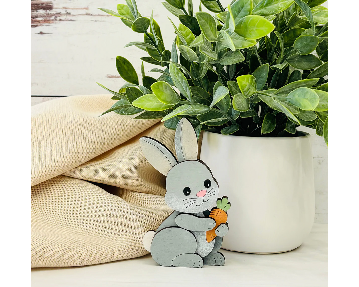 rabbit wooden toys for kids birthday gift, goodie bag and party favors