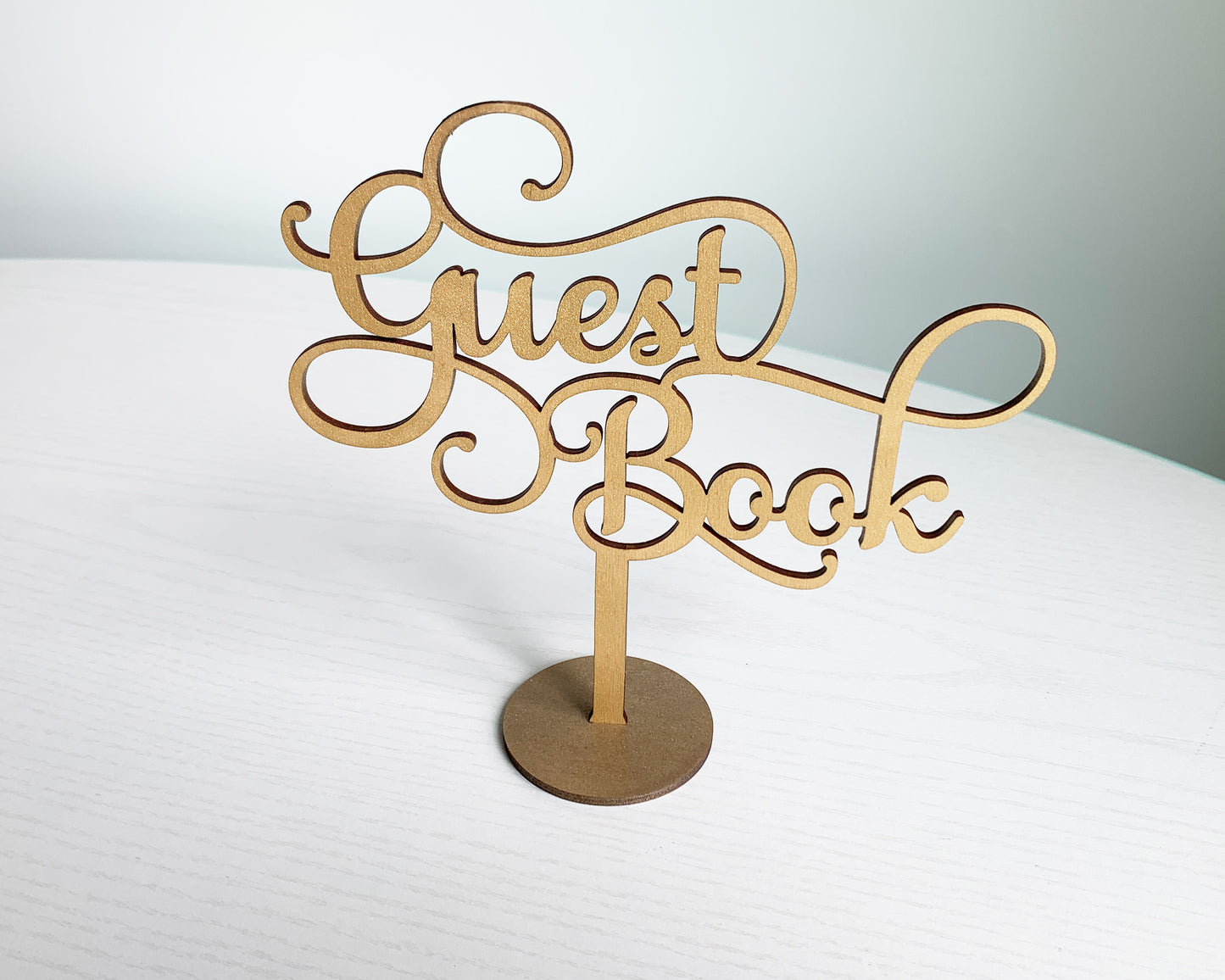 Guest Book Wedding Signage For Wedding Ceremony Table Decor