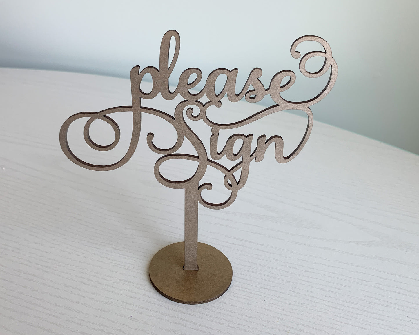 Please Sign Wedding Signage For Wedding Ceremony Table Decor