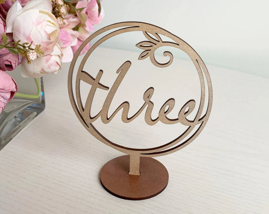 The Vine Design Wedding Table Numbers For Wedding Reception Table Decoration