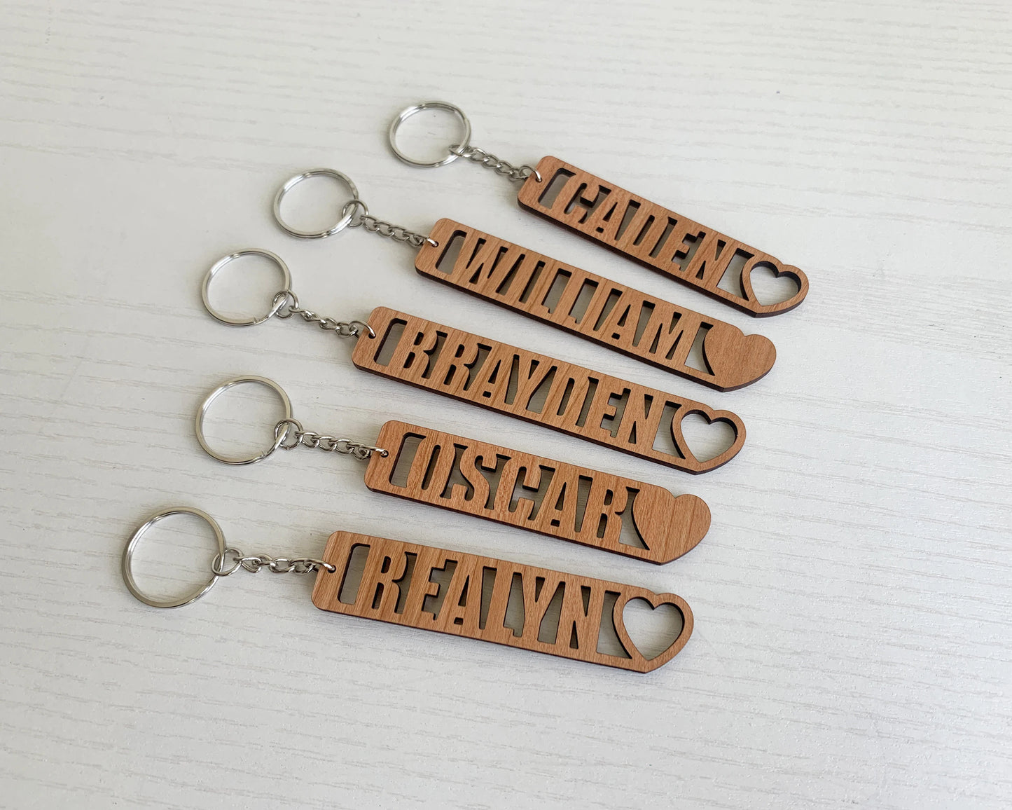 Personalized Cute Keychain With Heart For Valentine's Day and Teacher Appreciation Gifts