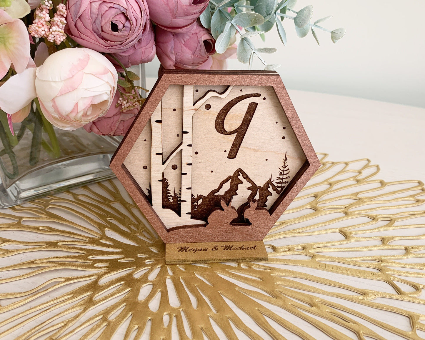 Bunny Family Wedding Table Numbers For Wedding Reception Table Decoration