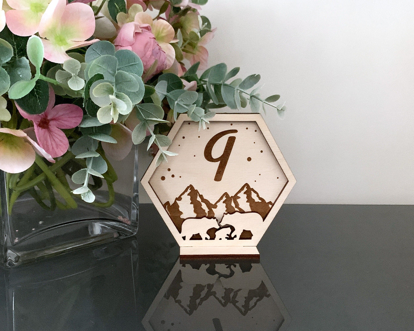 Bear Family Wedding Table Numbers For Wedding Reception Table Decoration