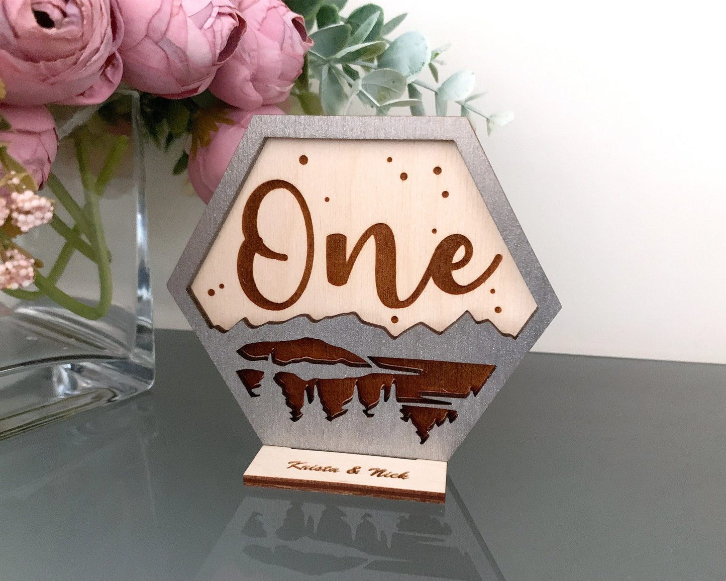 Lake Side Style Wedding Table Numbers For Wedding Reception Table Decoration