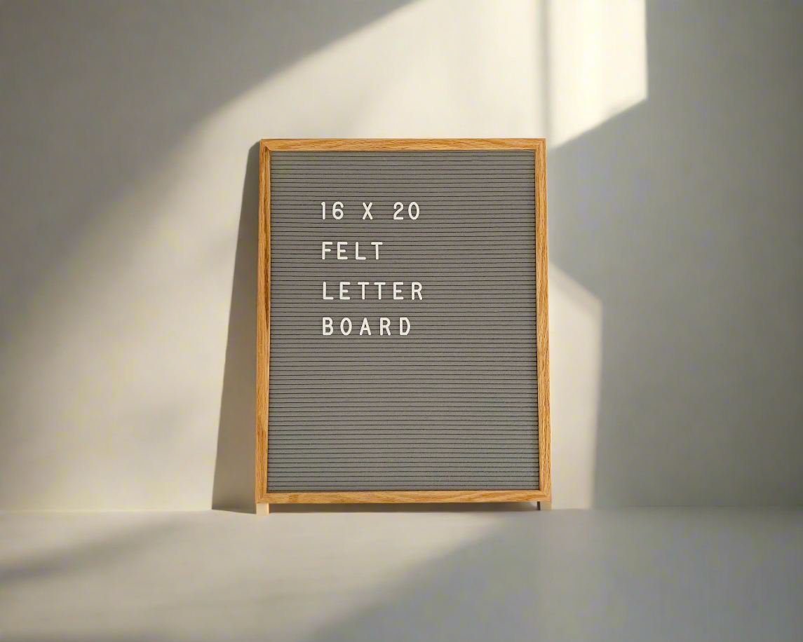 16x20 Rustic Wooden Letter Board For Event Decorations Menu Display