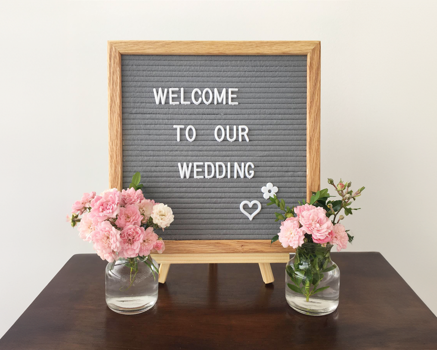 10x10 Rustic Wooden Letter Board For Event Decorations Menu Display