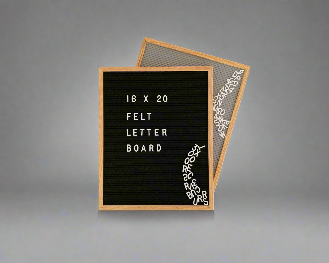 16x20 Rustic Wooden Letter Board For Event Decorations Menu Display