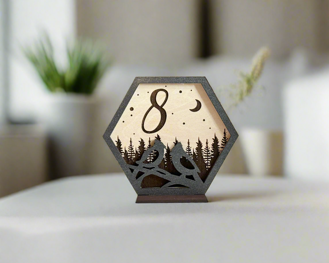 Wedding popular table numbers - 1-14