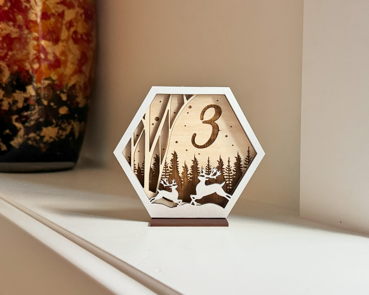 Loving Moose Family Wedding Table Numbers For Wedding Reception Table Decoration